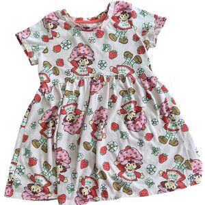 Strawberry Shortcake Toddler Girl Dress 4T Pink Pink
